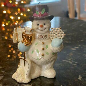 2005 Lenox Snowman Ornament
